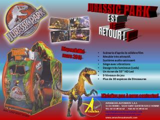 Les dinosaures de JURASSIC PARK sont de retour !!!