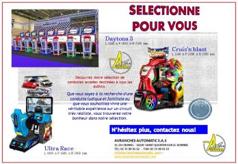 SELECTION DE CONDUITES ARCADE